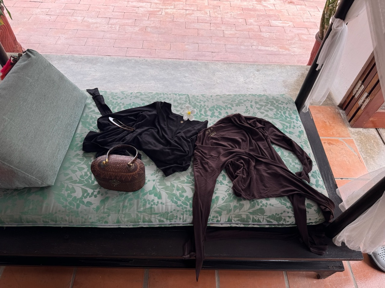 A woman in quiet everyday movement